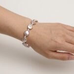 Bracelets Pink-Purple Tone Irregular Baroque Pearl Bracelet