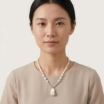 Necklaces Large Irregular Baroque Pearl Necklace