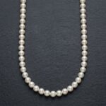 Necklaces Classic Nearly Round Natural Freshwater Pearl Basic Necklace