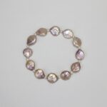 Bracelets Pink-Purple Tone Irregular Baroque Pearl Bracelet