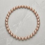 Necklaces AAA Grade Champagne Freshwater Pearl Necklace with Silver Clasp